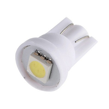 Лампа-диод 12V T10 1SMD W5W White Nord Yada