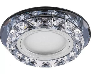 Светильник встраиваемый с подств. 15LED 4000К MR16 50W G5.3 прозр/прозр CD878