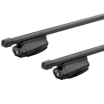 Система багажная "LUX" БЭЛТ с дугами 1,2м прямоугольными в пластике для а/м с рейлингами