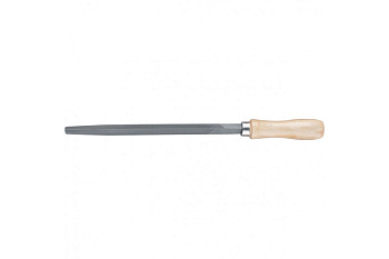 Напильник 150мм, трехгранный, деревянная ручка Сибртех