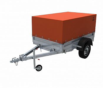 Прицеп Стандарт плюс 111200 ЕВРО колеса R13,4*98 + тент с каркасом (200-600)