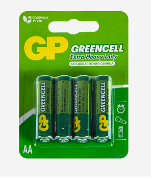 Батарейка GP Green Ceel AA (4шт)
