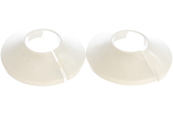 Чашка декоративная (отражатель) разъемная 20мм (белая) (2шт), MP