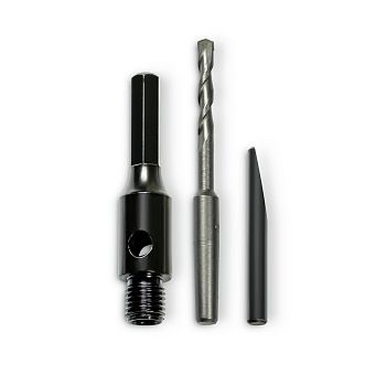 Адаптер HEX METALLICA Optima 100 мм, для коронок алм. М16, с сверлом