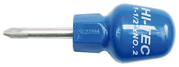 Отвертка крестовая 2х38мм Hi-TEC пластиковая ручка TOYA 30620 61290