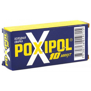 Клей Poxipol металлический 14мл  (1971), картонная коробка Клей Poxipol металлический 14мл  (1971), картонная коробка