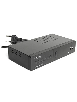Ресивер эфирный цифровой DVB-T2/C HD HD-225/600 метал, дисплей DOLBY DIGITAL, Эфир