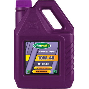 Масло моторное OIL RIGHT 10W40 п/с Драйв 4л. 