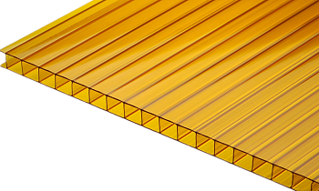 Поликарбонат 6х2100х6000 (оранжевый)