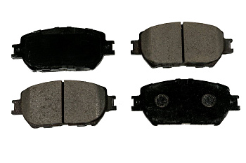 Колодки тормозные, передние (с антискрипной пластиной)