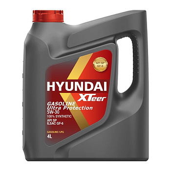 Масло моторное HYUNDAI Xteer Gasoline Ultra Efficiency 0W20 SP 4л
