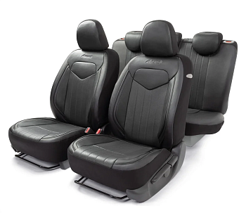 Чехлы автомобильные SIGNATURE эко-кожа черные