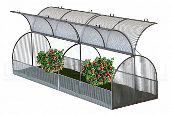 Парник "Новатор-бабочка" 1,0х1,25х2м