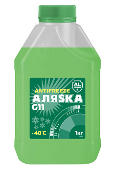 Антифриз Аляска LONG LIFE G11 зеленый 1кг
