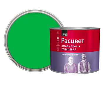 Эмаль "РАСЦВЕТ" ПФ-115  салатовая 1,9 кг