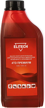 Масло 4-х тактное SAE 30 1л, ELITECH 2001.000300