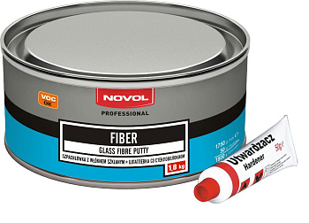 Шпатлевка NOVOL FIBER со стекловолокном (1225) 1800 гр. Шпатлевка NOVOL FIBER со стекловолокном (1225) 1800 гр.