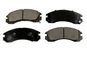 Колодки тормозные, передние (с антискрипной пластиной)