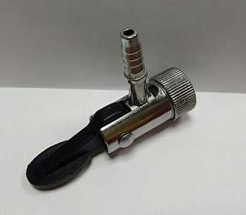 Наконечник насоса Евро быстросъемный синий/черный