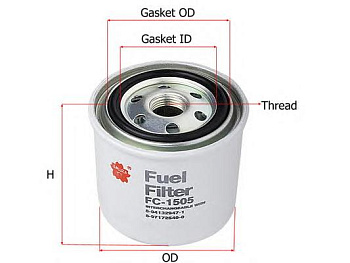 Фильтр топливный FC-511 (FC-1505) SAKURA