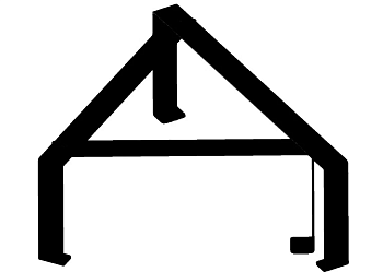 Подставка универсальная для костра "Треуголка" 