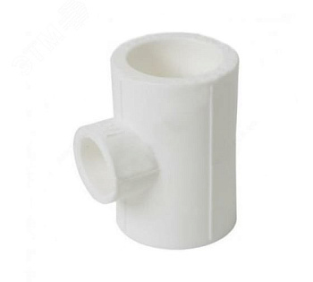 Тройник редукционный  63/25/63 (25/5) (Valfex) БЕЛЫЙ