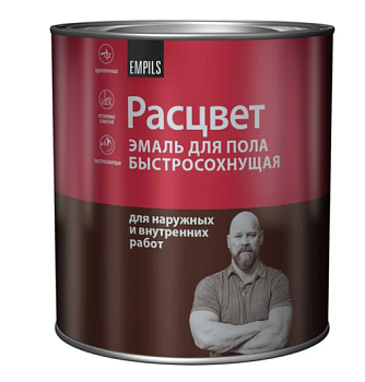 Эмаль "РАСЦВЕТ" для пола 1,9кг золотистая