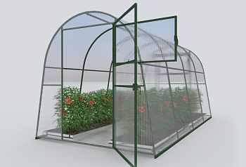 Теплица Позимь 2*4 м, (ш.0,66м)  красный скотч