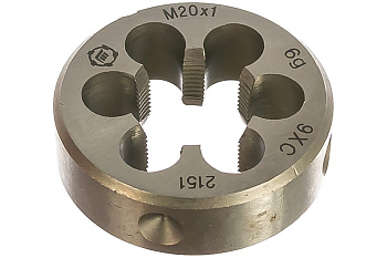 Плашка М 20х1 9ХС ТМ*