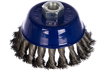 Корщетка для МШУ чашеобразная витая ПРАКТИКА 90мм М14 (1шт)