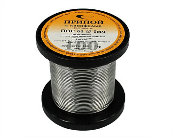 Припой бытовой ПОС-61 d1,0*100гр 030108 