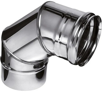 Колено нерж. yгoл 90 d 115  1.0мм