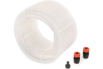 Шланг поливочный Жук Люкс 1/2" 3-х слойный прозрачный