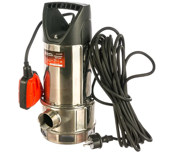 Насос дренажный QUATTRO ELEMENTI Drenaggio 900 F Inox (900 Вт, 14000 л/ч, для грязной, 9 м, 5,45кг)