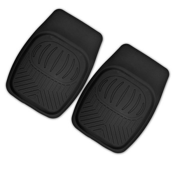 Коврик салона SKYWAY Rain-2 2пр.ванночка полиуретановый, черный