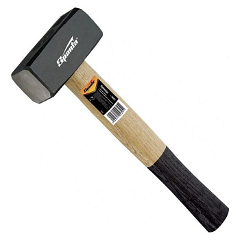 Кувалда 1500г, кованая головка, деревянная двухцветная рукоятка,Sparta