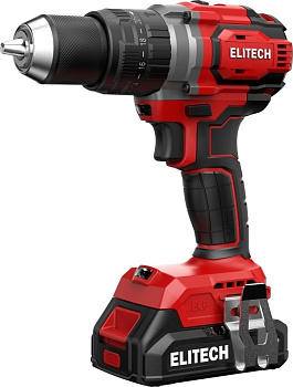Дрель аккумуляторная ELITECH ДА 20УБЛ2 4 А*ч