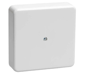Коробка распаячная ОП КМ 100х100х29 бел. IEK UKO10-100-100-029-K01-E