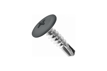 Саморез ПШС Daxmer Pro 4,2х19 RAL 7024 (150шт) (серый графит)
