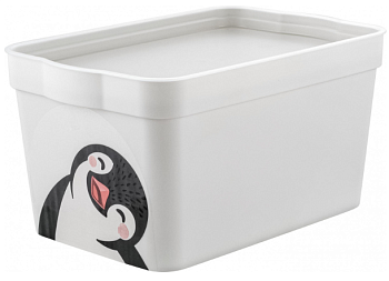Ящик для хранения Keeplex Happy 2,3 л 21,1х14,1х11 см Penguin