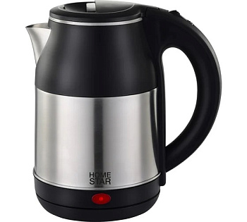 Чайник Homestar HS-1034 (1,8 л) стальной, черный