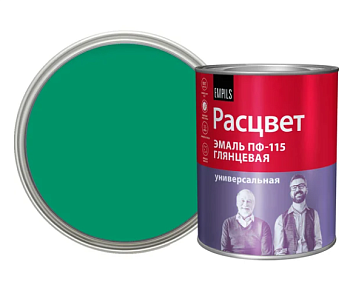 Эмаль "РАСЦВЕТ" ПФ-115  бирюзовая 0.9 кг