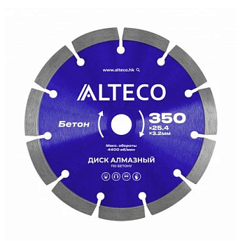 Диск алмазный по железобетону 350*25,4 ALTECO