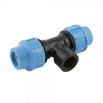 Тройник комбинированный ПНД РР 25 х 3/4" М х 25