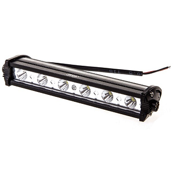 Фара светодиодная SKYWAY OFF ROAD 177*30мм прям . E-18W-SPOT . 12V/24V 18W 6 диодов, направл.свет шт