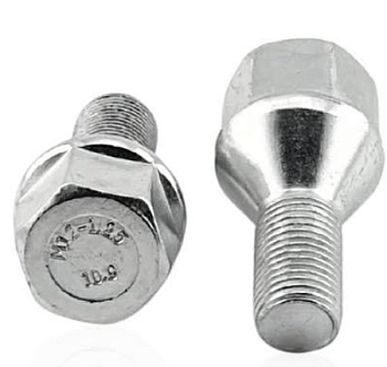 Болт 12х1,5х24 цинк, конус, ключ 19