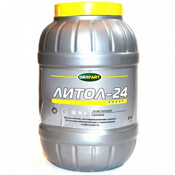 Смазка Литол-24 OIL RIGHT 2,1-2 кг.(туба)