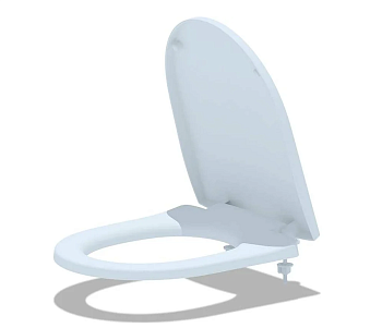 Сиденье для унитаза с пластиковым креплением