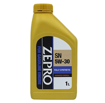 Моторное масло ZEPRO GASOLINE 5W30 SN 1л (пластик)