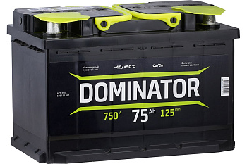 Аккумулятор DOMINATOR 6СТ-75 (1) L п/п